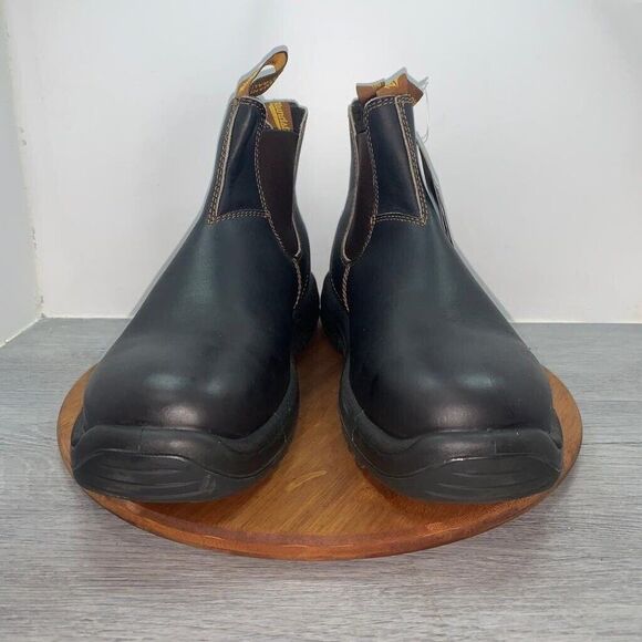 Blundstone 172 Men's Work Chelsea Leather Boot Stout Brown Size 14 US / 13 UK/AU - Picture 5 of 16